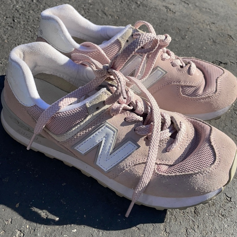 Pink New Balance Athletic Shoes